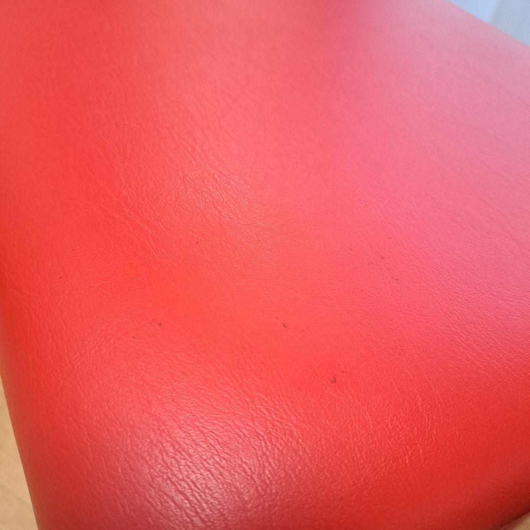 美品！ピアノ用高低自在椅子 レッド