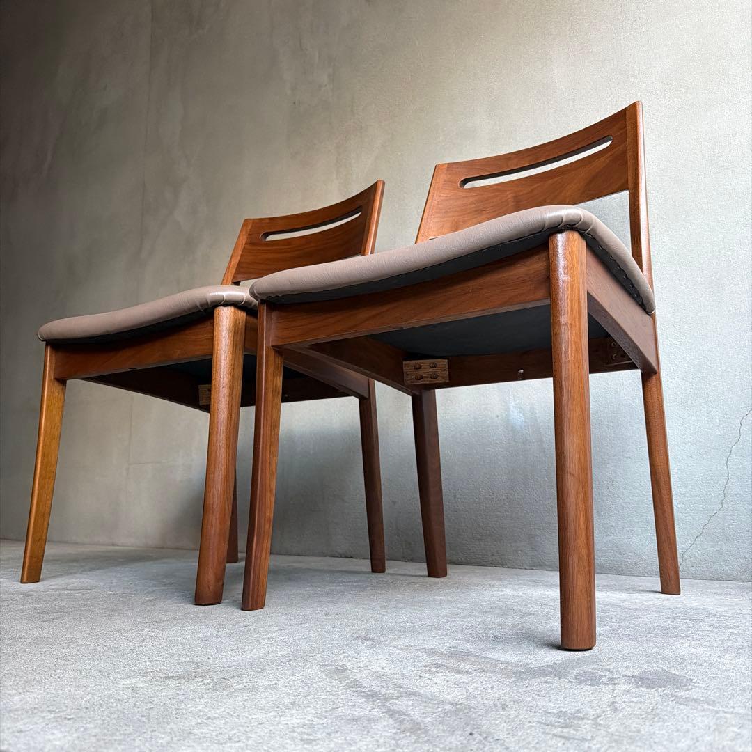 美品　飛騨家具　白川木工　HALS ダイニングチェア　2脚