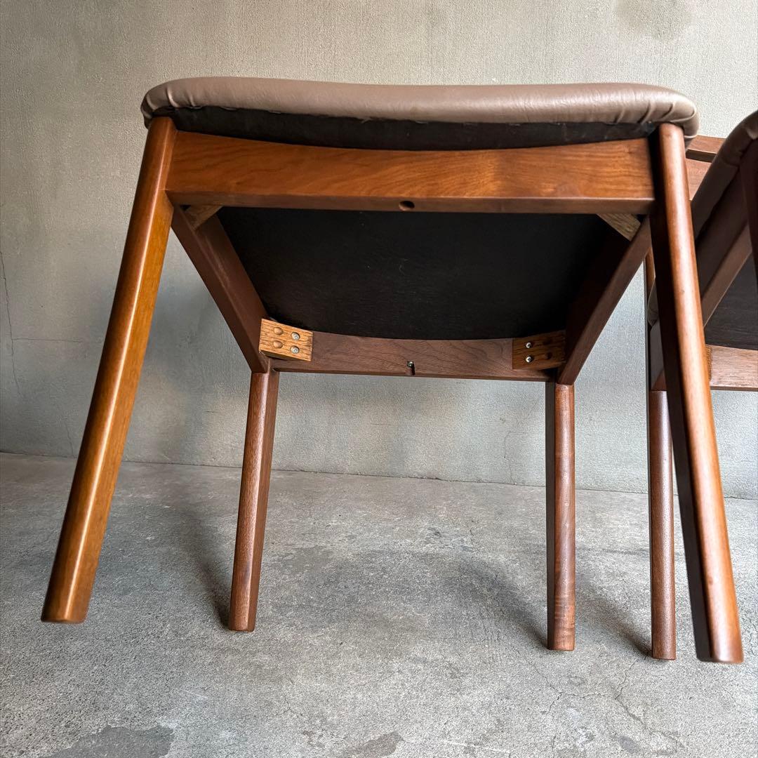 美品　飛騨家具　白川木工　HALS ダイニングチェア　2脚