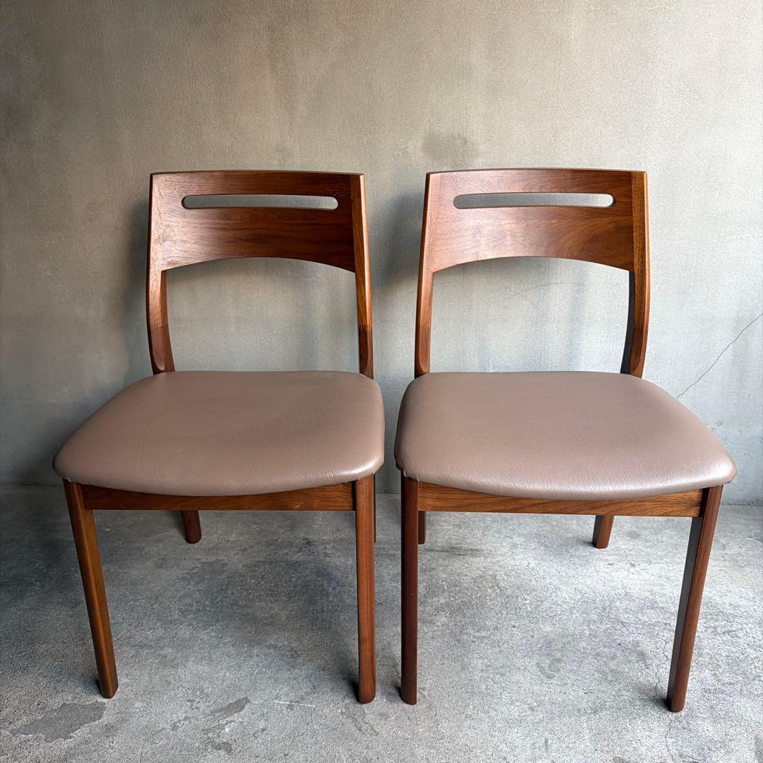 美品　飛騨家具　白川木工　HALS ダイニングチェア　2脚