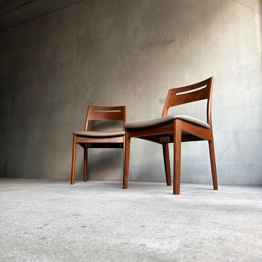 美品　飛騨家具　白川木工　HALS ダイニングチェア　2脚