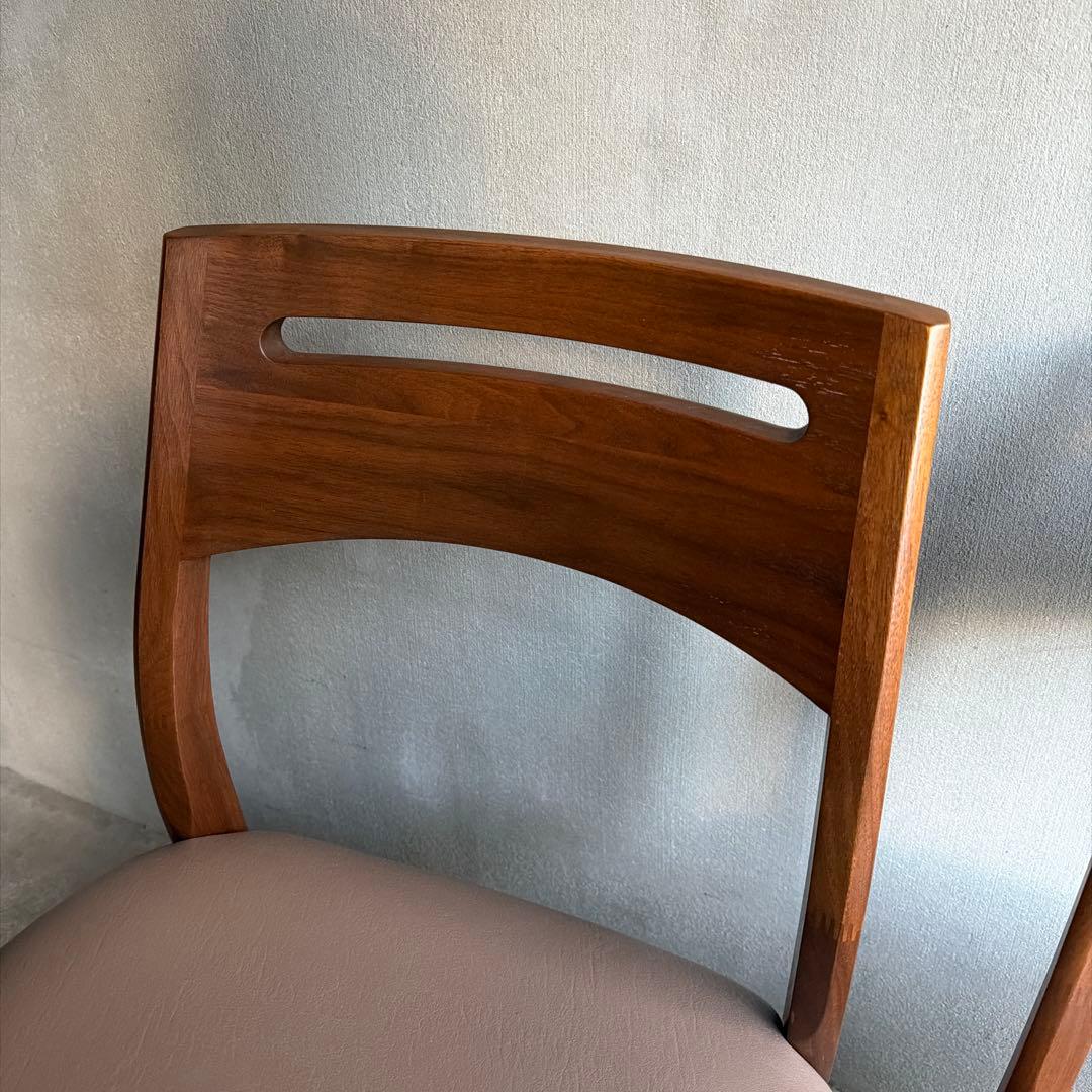 美品　飛騨家具　白川木工　HALS ダイニングチェア　2脚