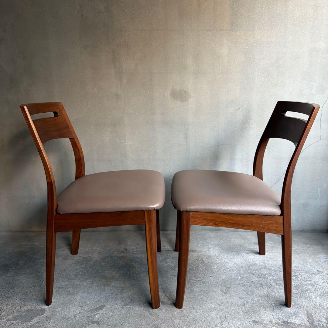 美品　飛騨家具　白川木工　HALS ダイニングチェア　2脚