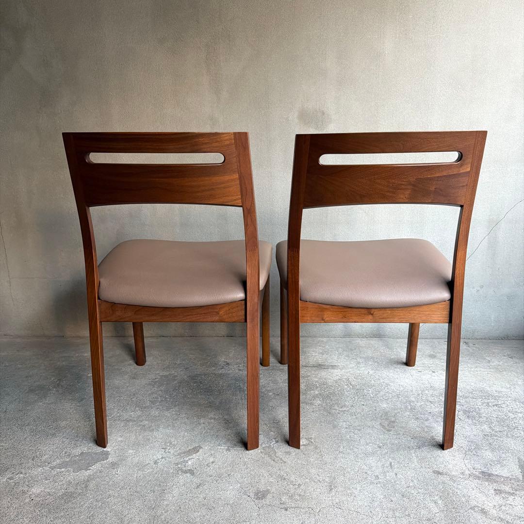 美品　飛騨家具　白川木工　HALS ダイニングチェア　2脚
