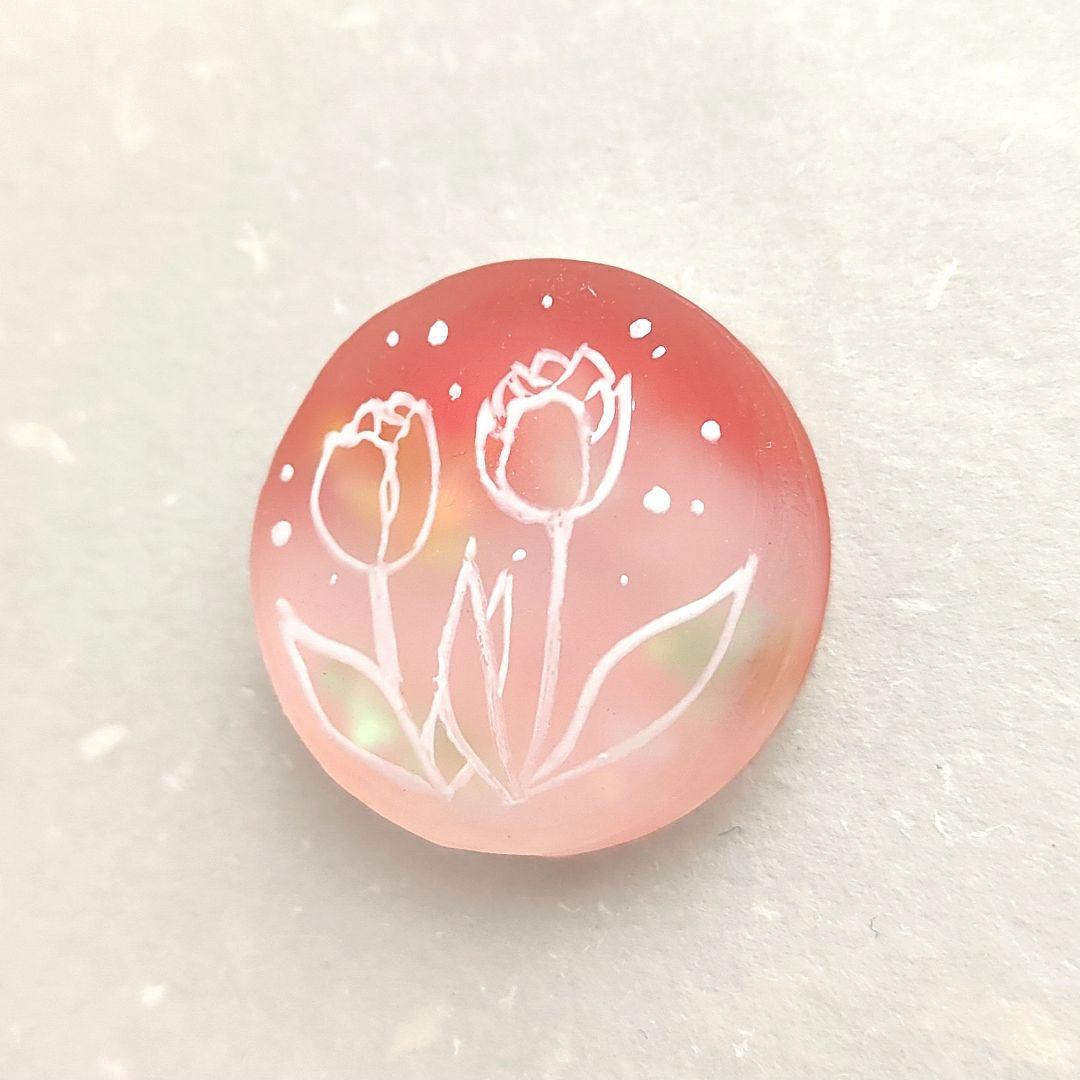 【776】ハンドメイド　レジン　ヘアゴム　ポニーフック