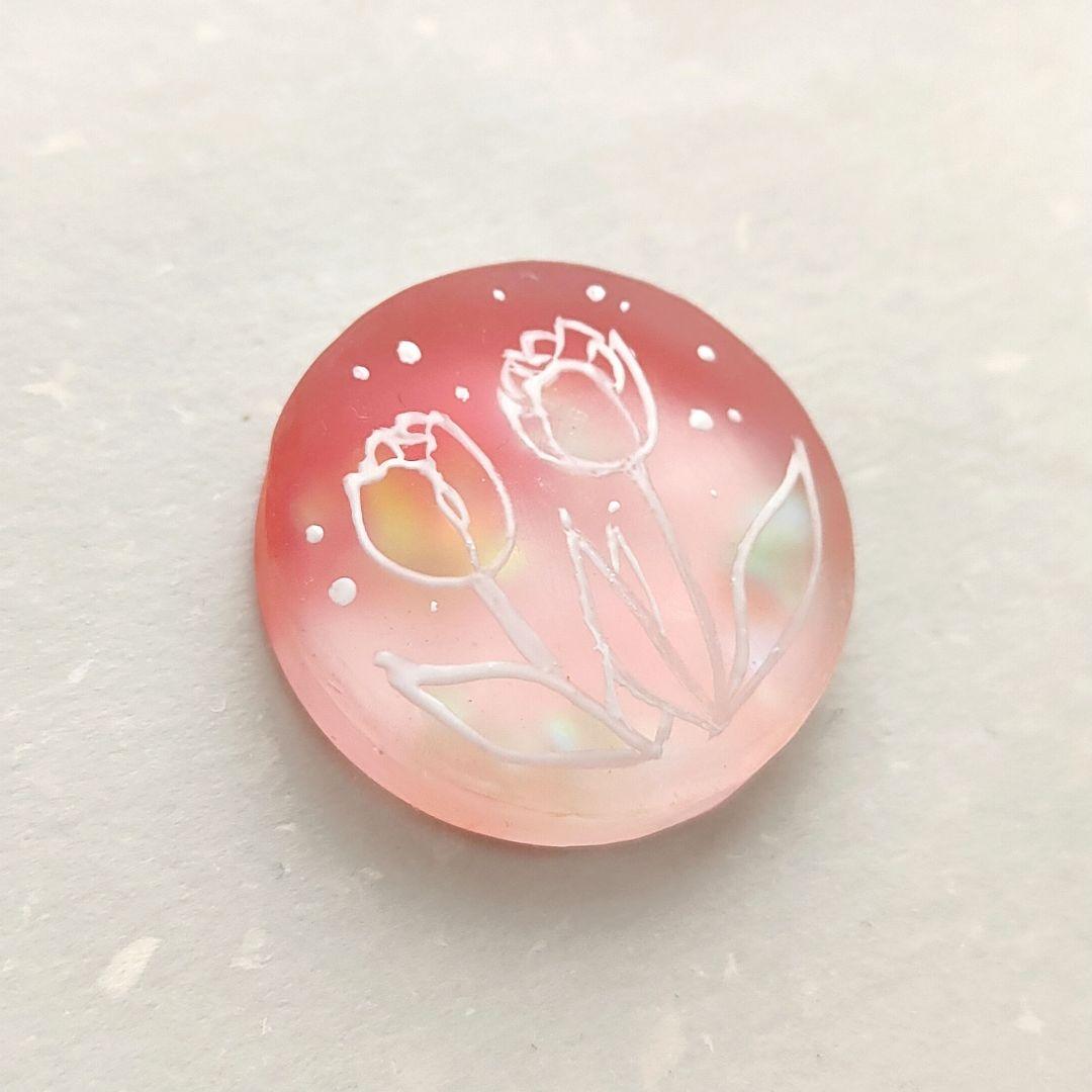 【776】ハンドメイド　レジン　ヘアゴム　ポニーフック