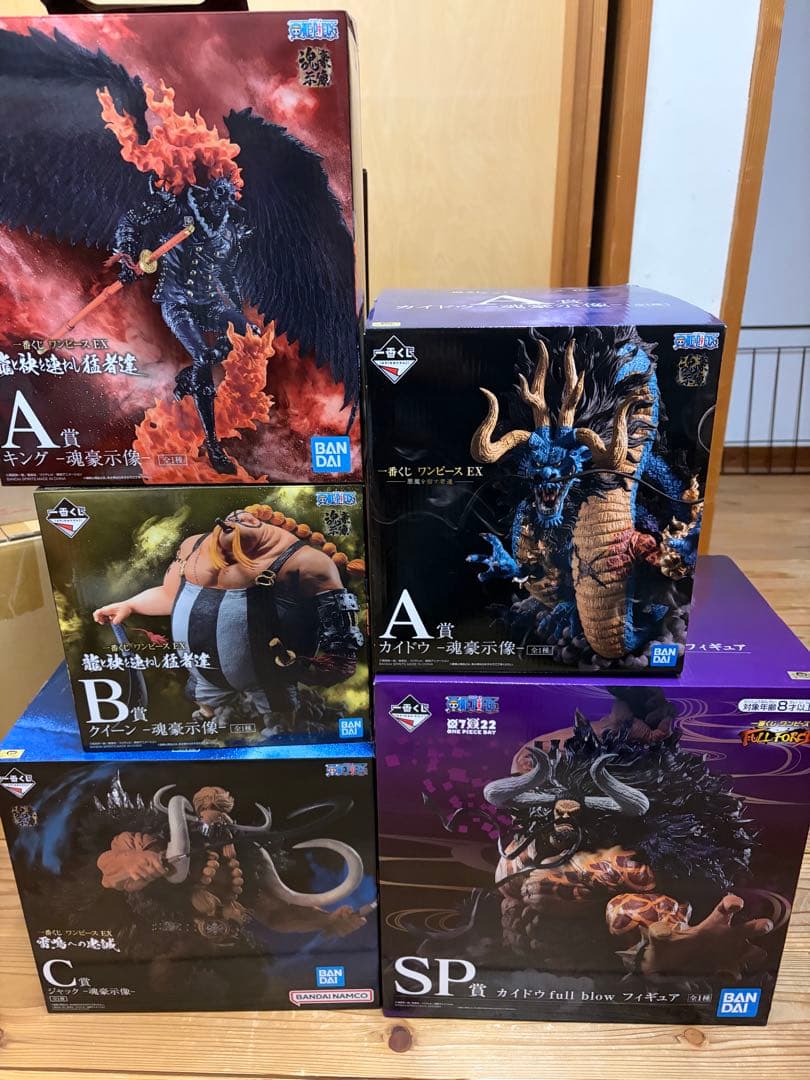 一番くじワンピース　百獣海賊団セット　墨入れ　引退品