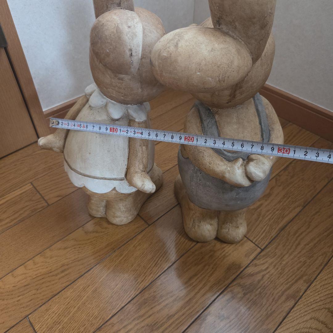 カントリー・ラビット・置物