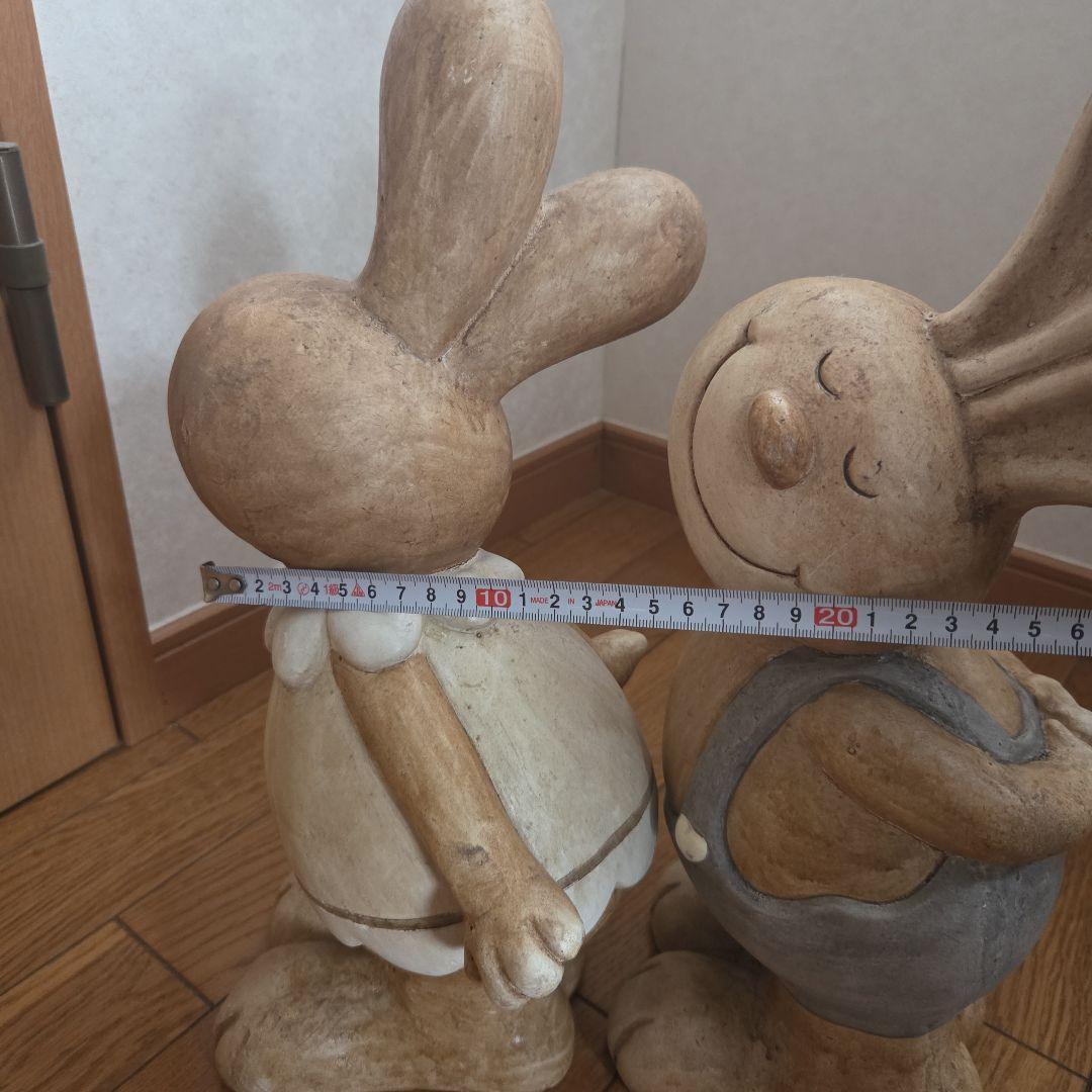 カントリー・ラビット・置物