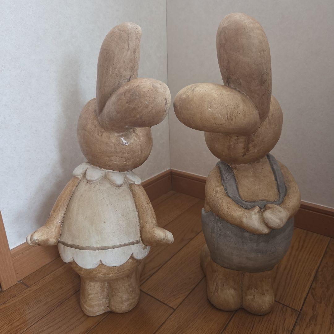 カントリー・ラビット・置物