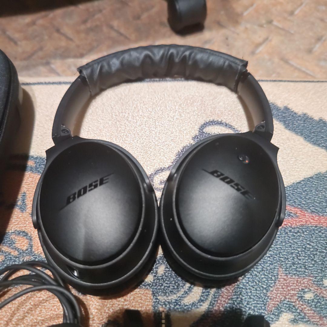 最終値下 Bose qc25 ブラック 社外Bluetoothアダプタ付き