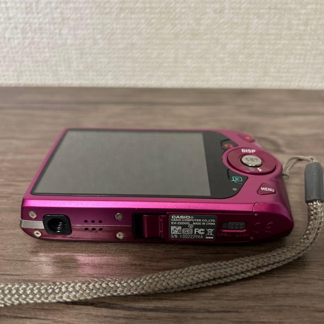 CASIO EXILIM EX-Z2000 コンパクトデジタルカメラ レッド