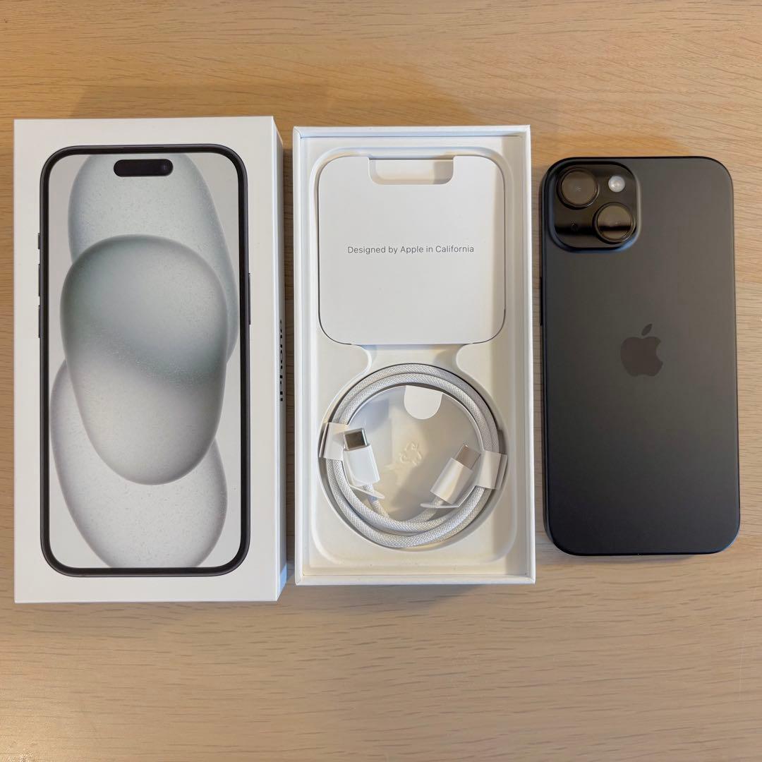 iPhone 15 ブラック 128GB SIMフリー