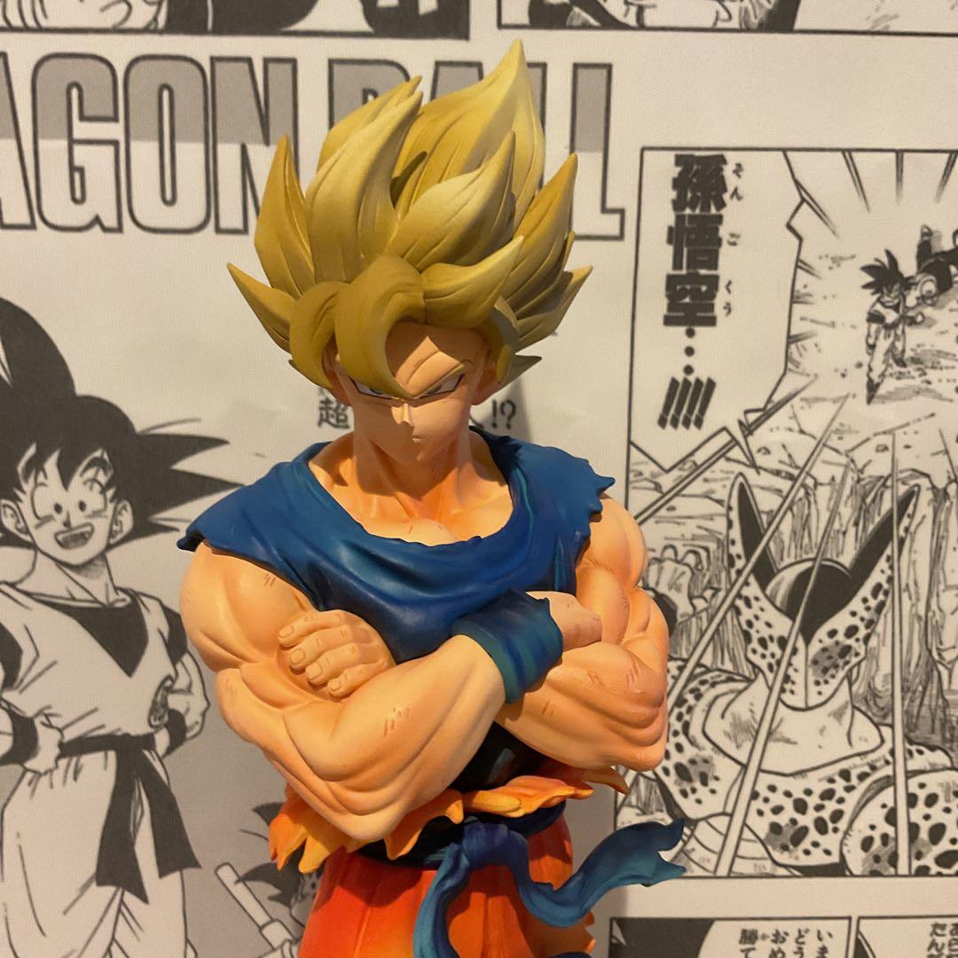ドラゴンボール　孫悟空　スーパーサイ人1 フィギュア　ガレージキット　黄髪