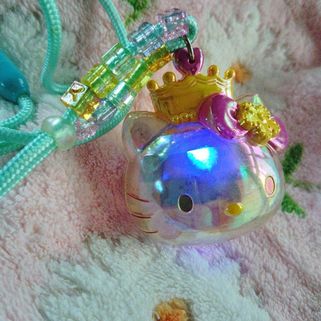 ハローキティ　ぬいぐるみマスコット　光るネックレス　サンリオピューロランド