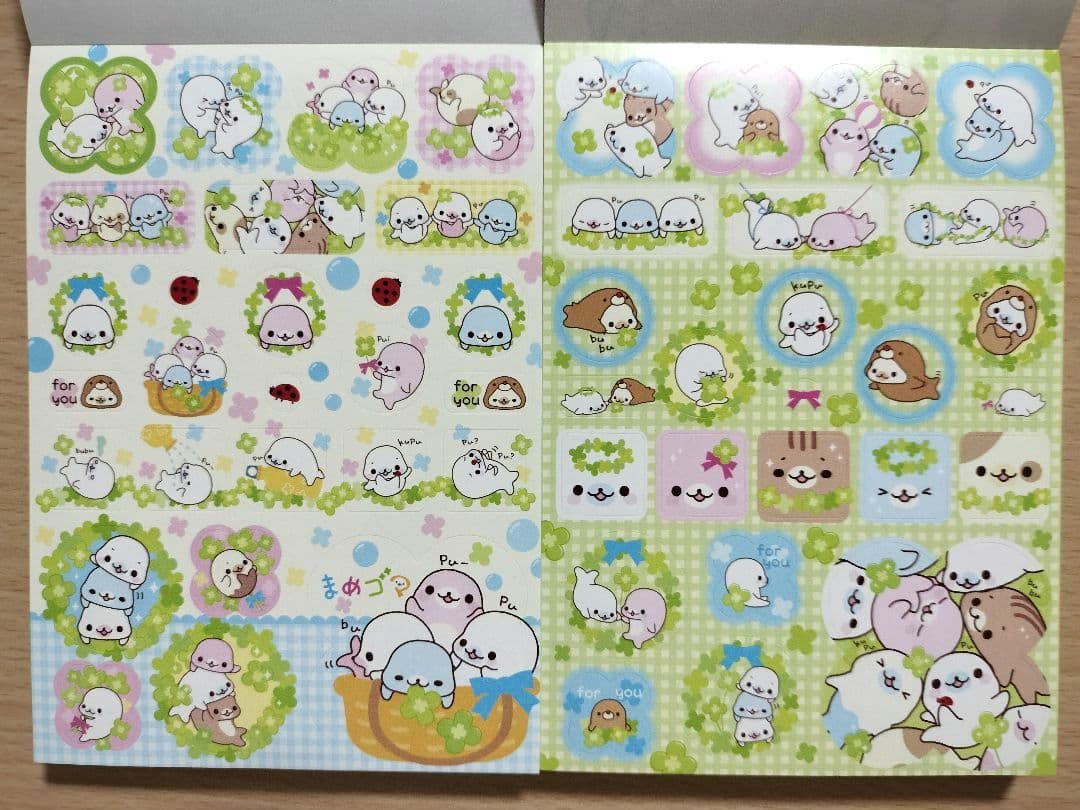 ☆当時物‼️激レア‼️まめゴマシール付きメモ帳セット♥️平成レトロ☆