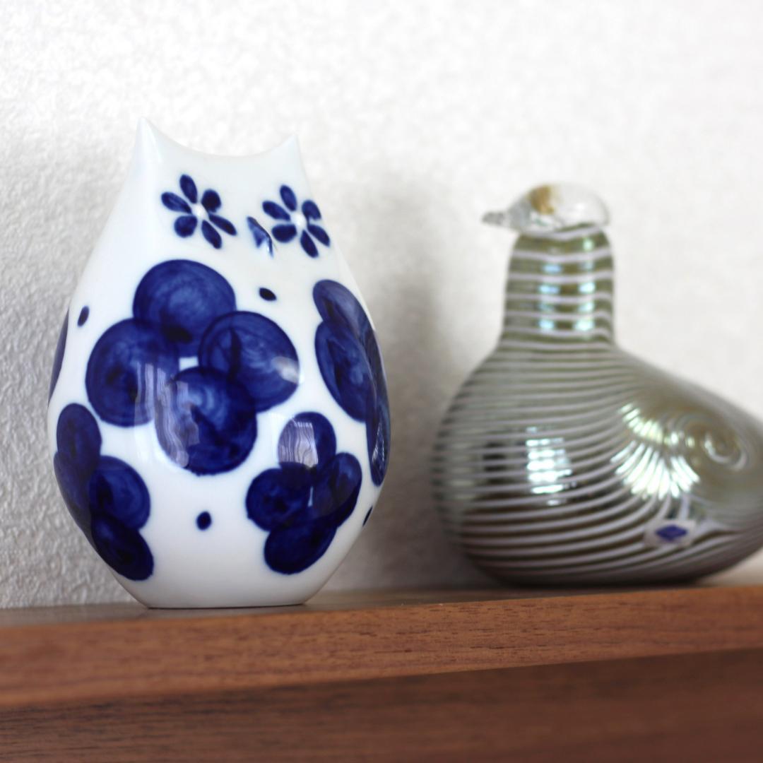 ロールストランド/　フクロウのオブジェ（大）　北欧ヴィンテージ