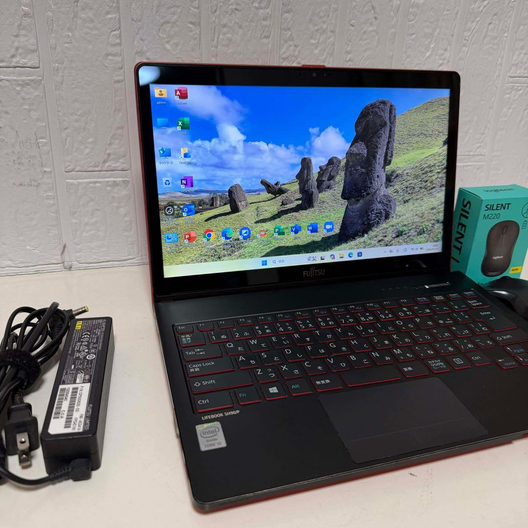 Windows11 オフィス付きCore i5 高速起動SSD 富士通ノートPC