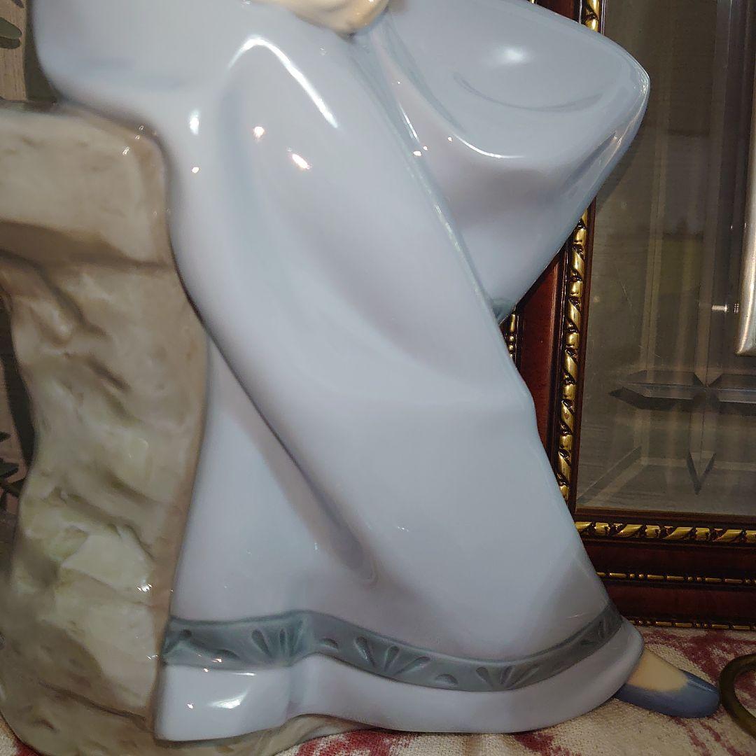 【美品】NAO　リヤドロ人形　母子像 陶器製 40✕23cm　スペイン製