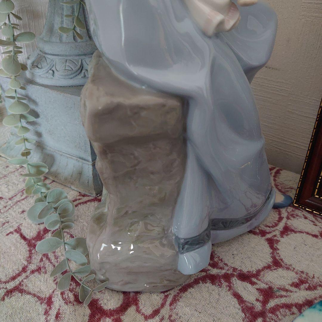 【美品】NAO　リヤドロ人形　母子像 陶器製 40✕23cm　スペイン製
