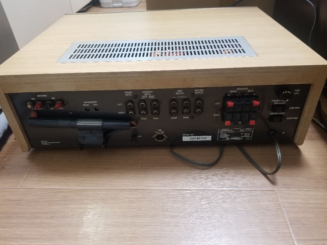 Sharp Optonica SA-777 RECEIVERレシーバー