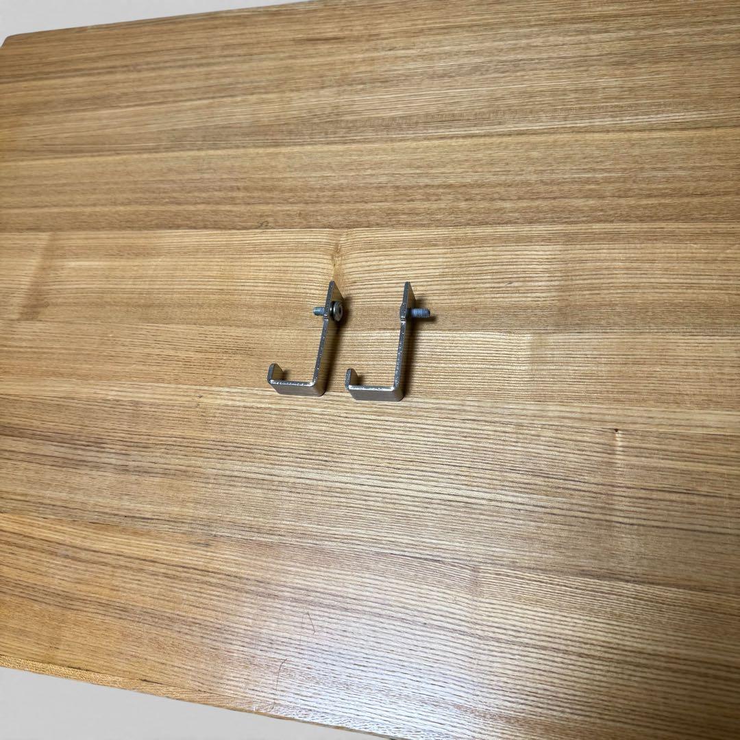 無印良品　無垢材　タモ　デスク　学習机　引き出し付き　北欧