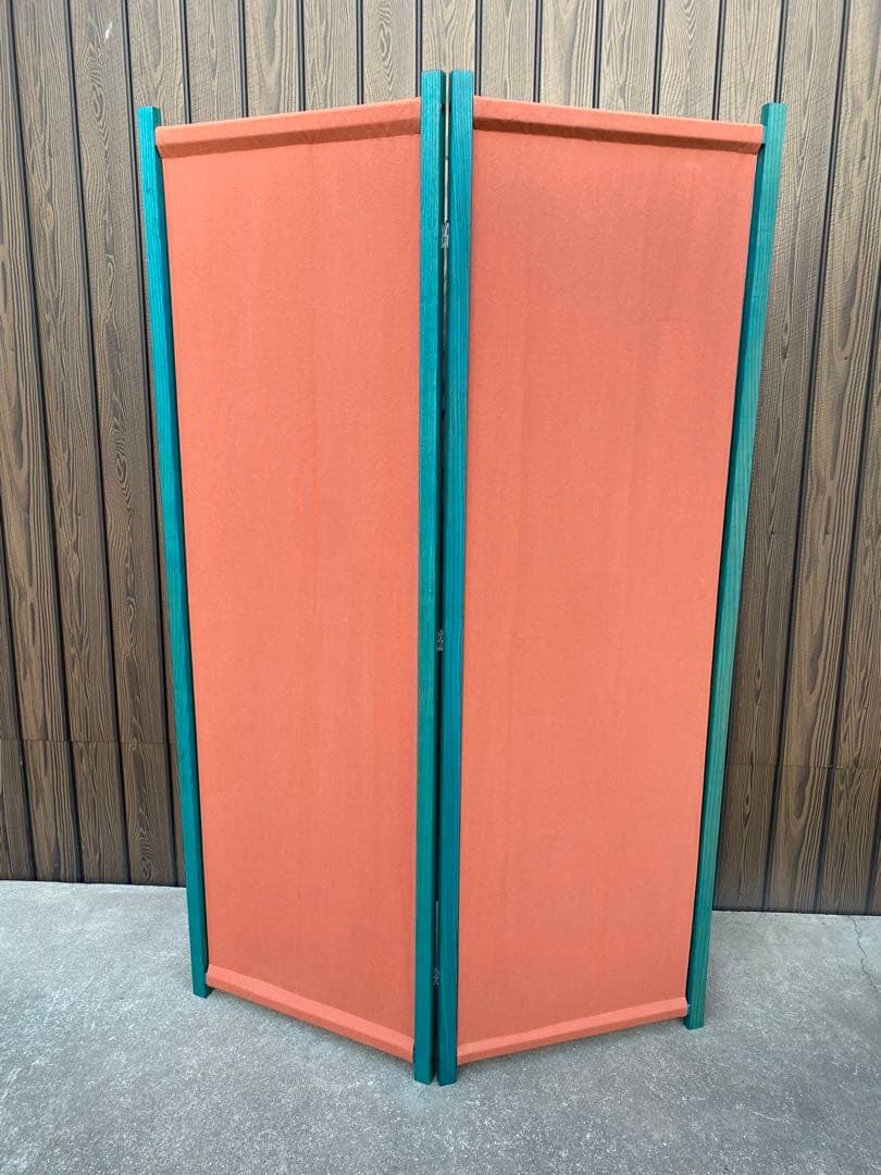 木製パーテーション 2連　天然木 間仕切り パーティション 衝立　目隠し　店舗