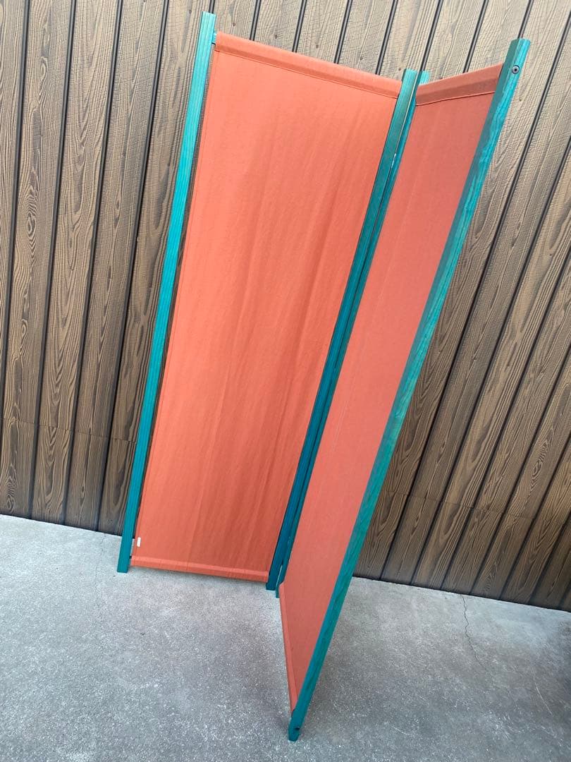 木製パーテーション 2連　天然木 間仕切り パーティション 衝立　目隠し　店舗