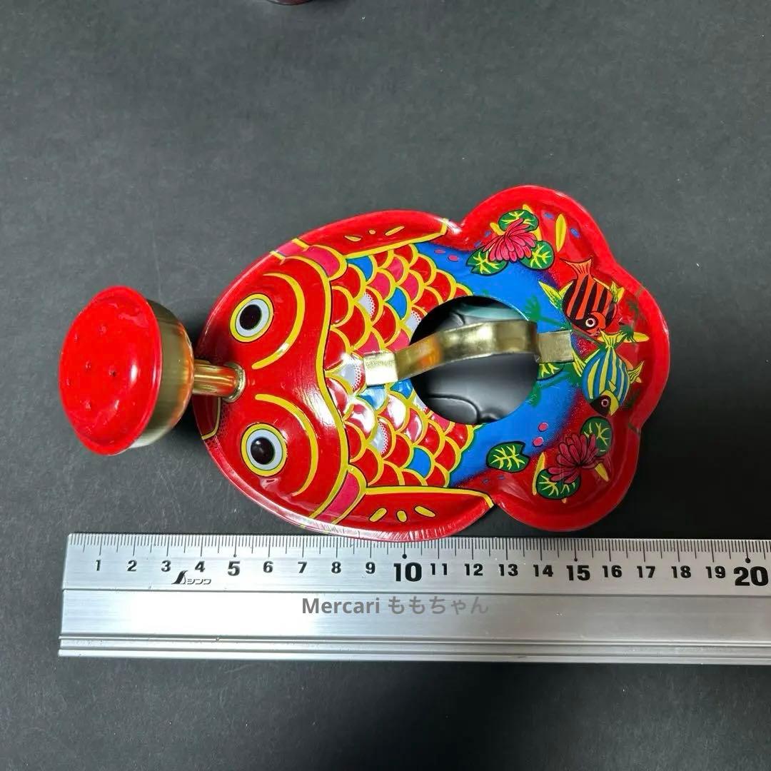 昭和レトロ ブリキ金魚 まとめ売り バケツ・皿・ジョーロ他 縁日 夏祭り