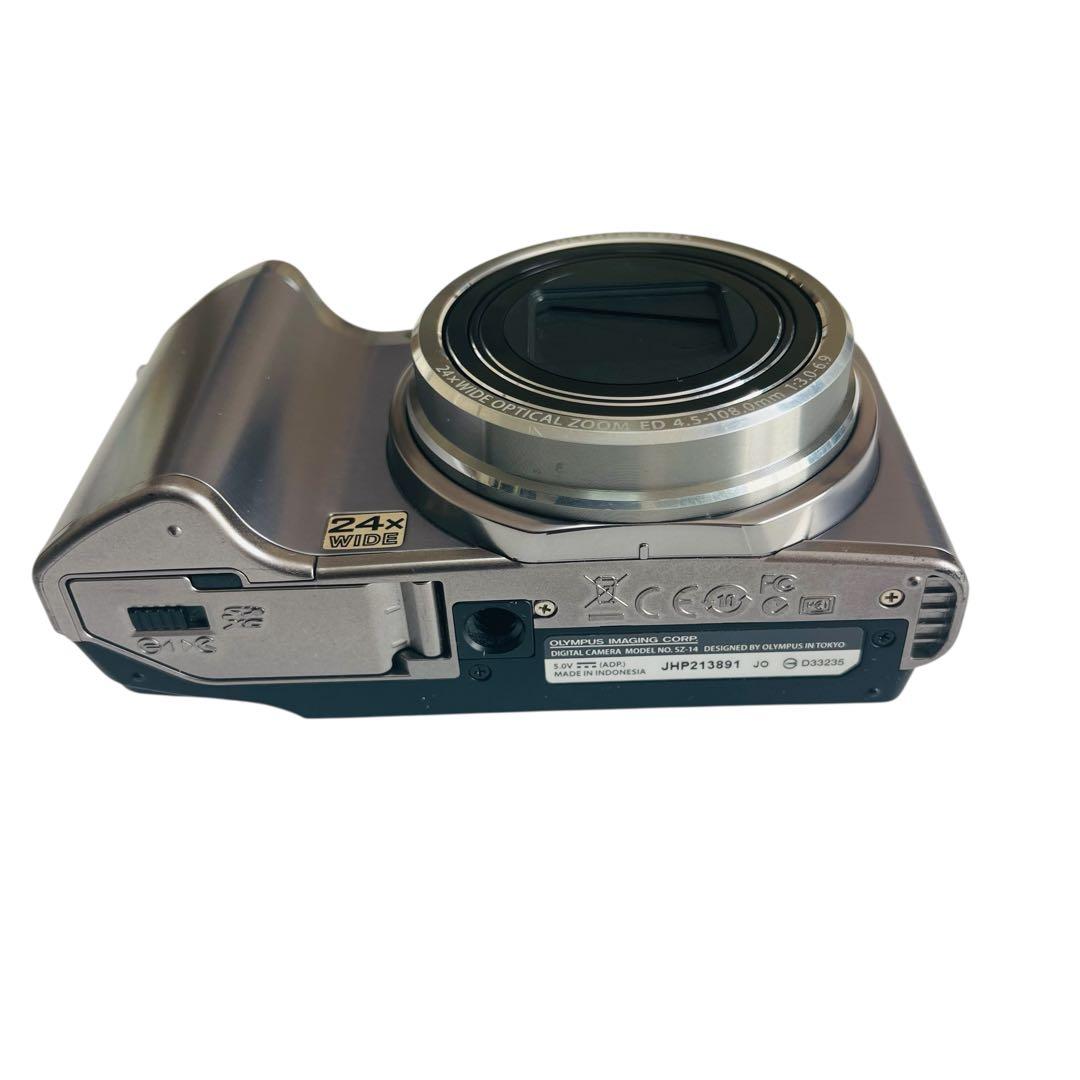 【美品✨】OLYMPUS SZ-14 デジタルカメラ 14MP 光学24倍ズーム