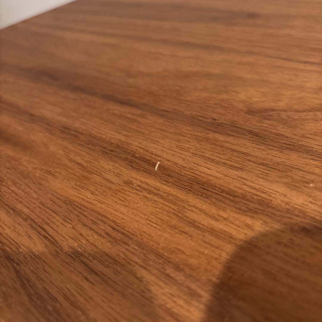 【美品】無印 木製チェスト４段　ウォールナット材突板 タンス 洋服