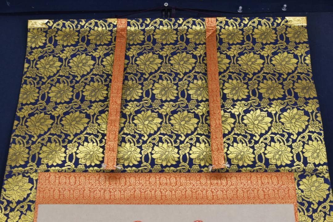 西国三十三箇所霊場集印肉筆掛軸/仏事掛/掛軸/名家伝来/AA-530