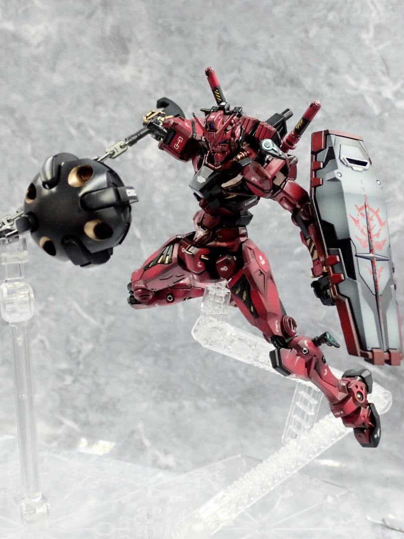 HG ジークアクス 赤いガンダム 全塗装 ガンプラ 塗装済 完成品