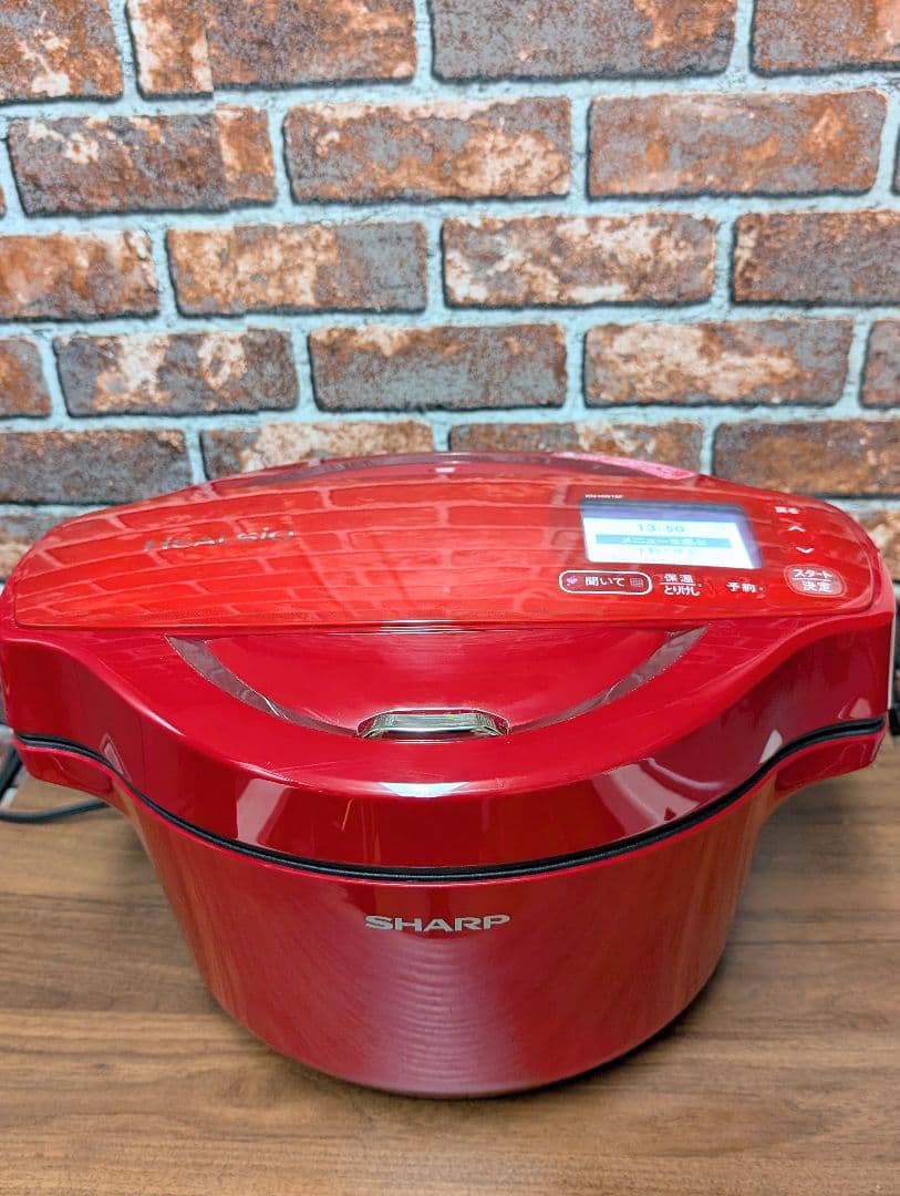 SHARP ヘルシオホットクック KN-HW16F 赤