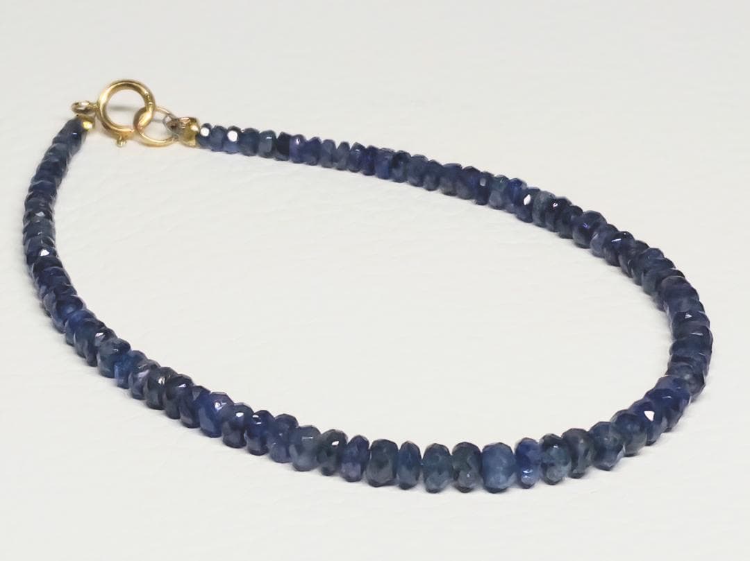 サファイア ブレスレット コランダム アクセサリー バングル 自然石 誕生石