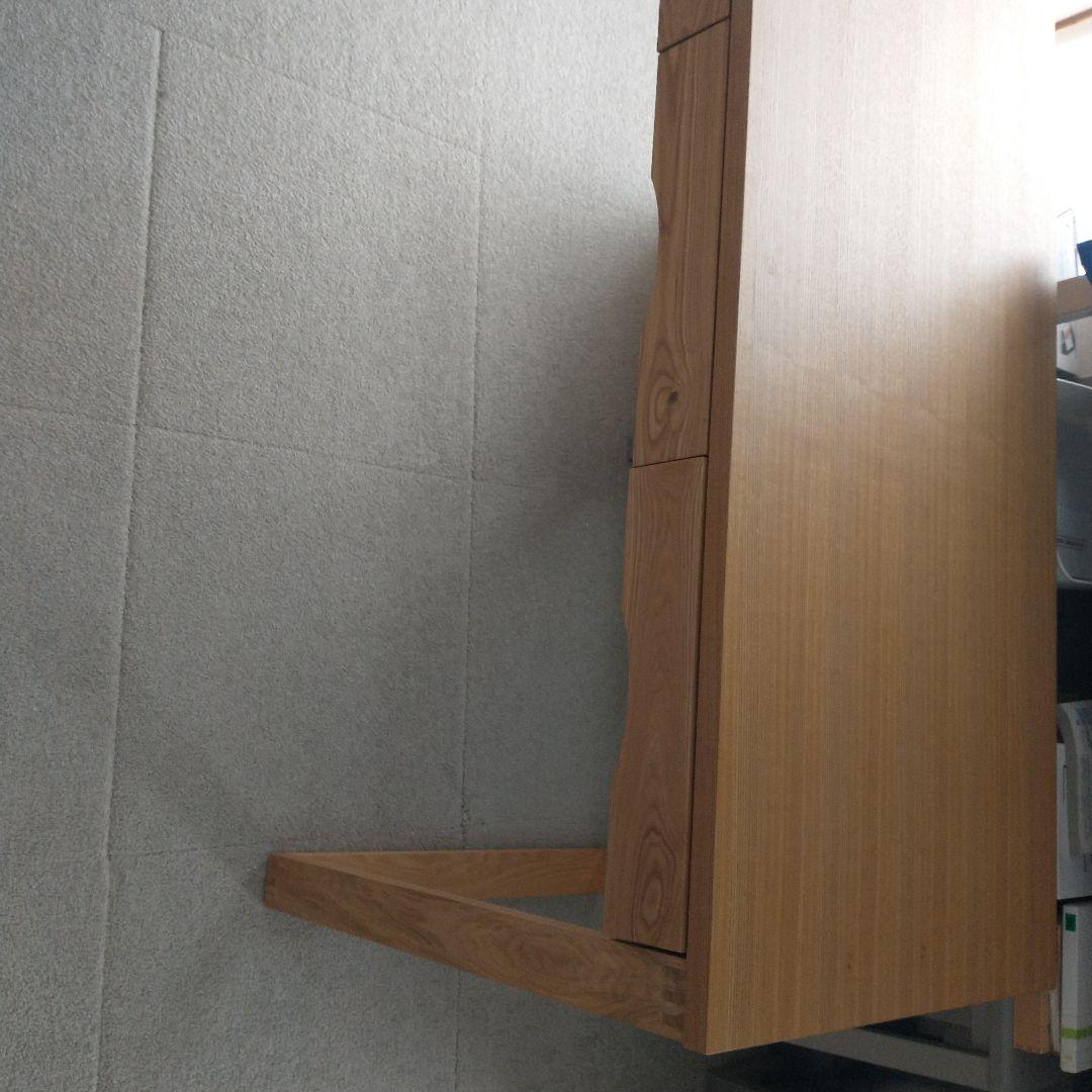 デスク天然タモ180cm.奥行45cm【新品】【更にお値下げしました】札幌
