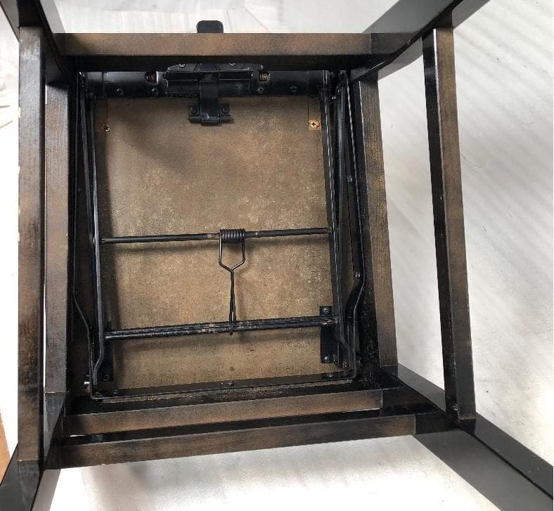 ※55762※YAMAHA背もたれ付きピアノ椅子（黒）