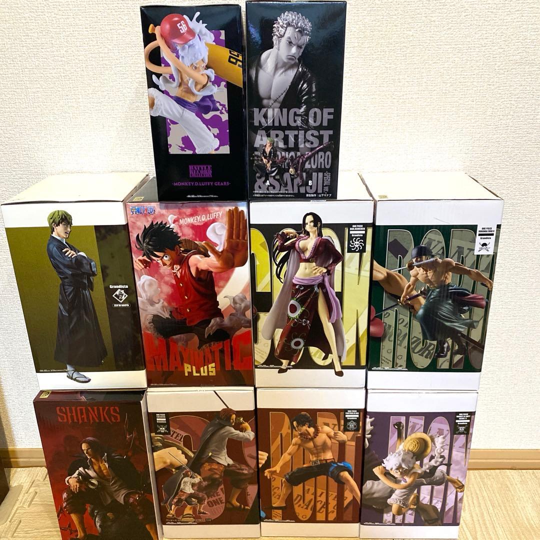 ワンピース 呪術廻戦フィギュア10個まとめ売り
