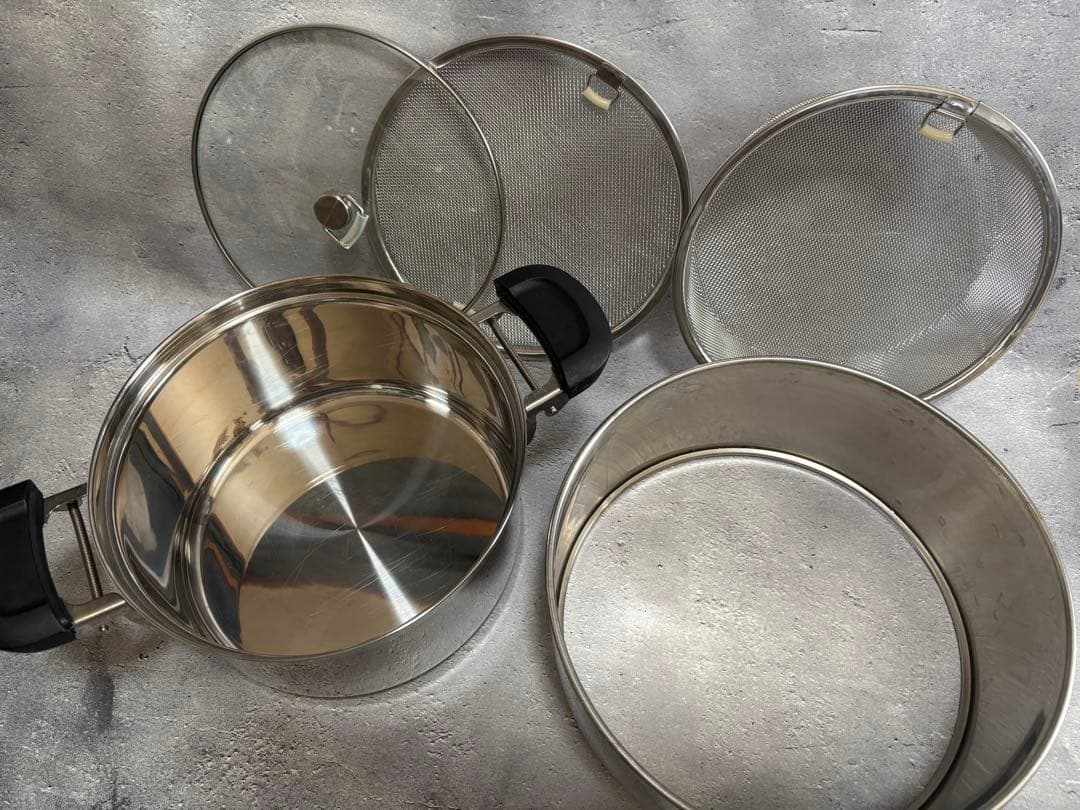 はかせなべ はかせ鍋 蒸し器 せいろ ステンレス 鍋23cm