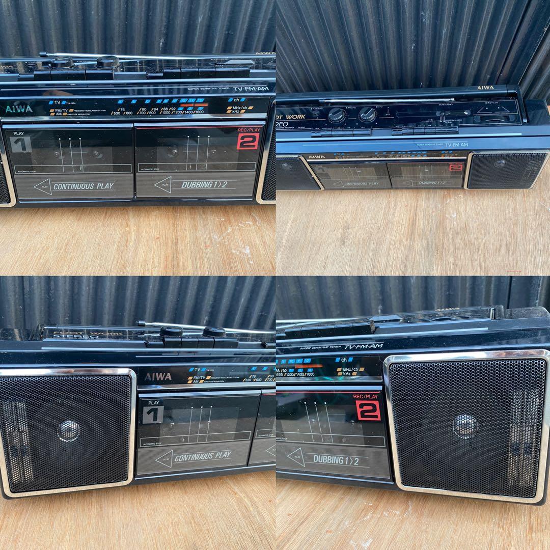 ★未使用★ アイワ　AIWA ダブル　ラジカセ　ラジオカセット　CS-W10