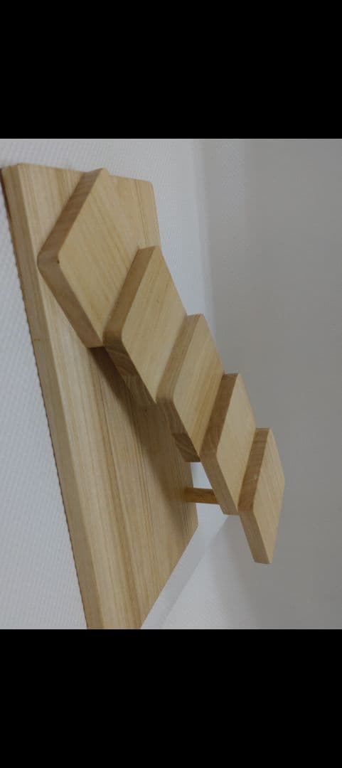 立体盛込 階段 5段 鮨盛台　　材質　桐