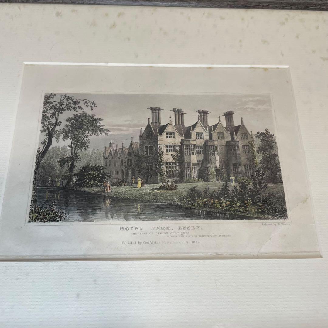 MOTHS PARK 銅版画 1832年製