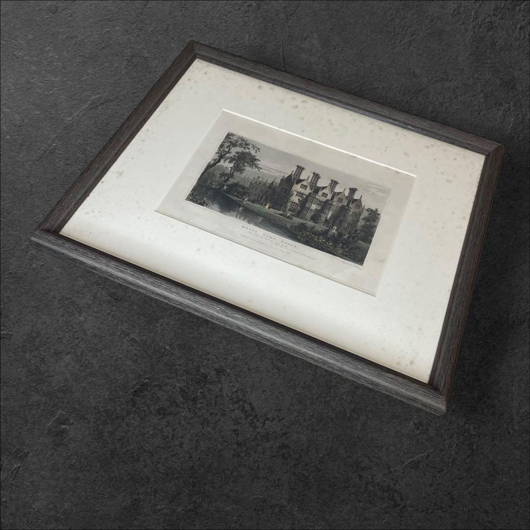 MOTHS PARK 銅版画 1832年製