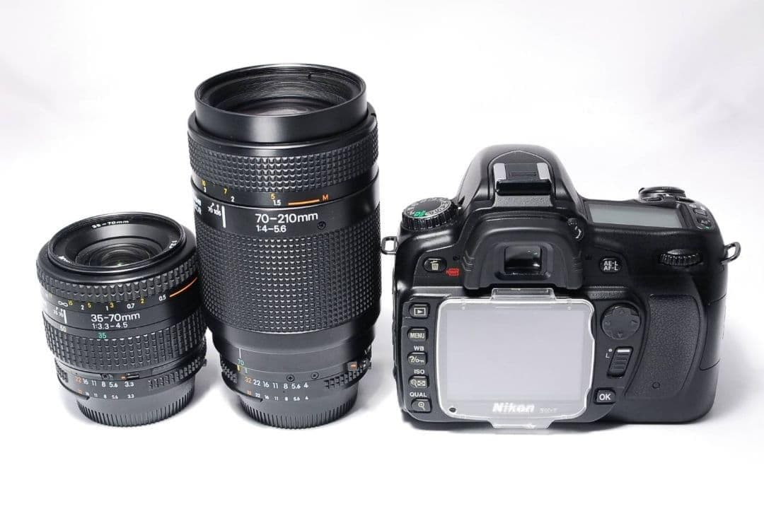 ♥Nikon D80♥ 高画質モデル 標準＋望遠Wレンズ 　ボディAF搭載