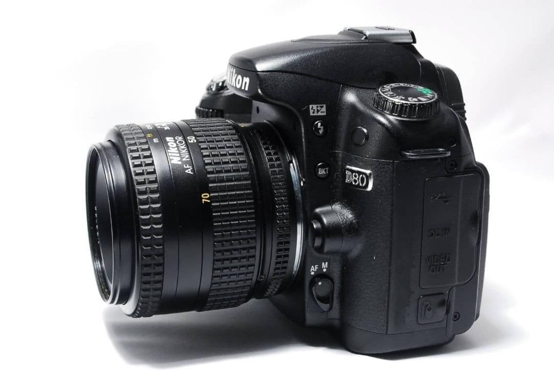 ♥Nikon D80♥ 高画質モデル 標準＋望遠Wレンズ 　ボディAF搭載