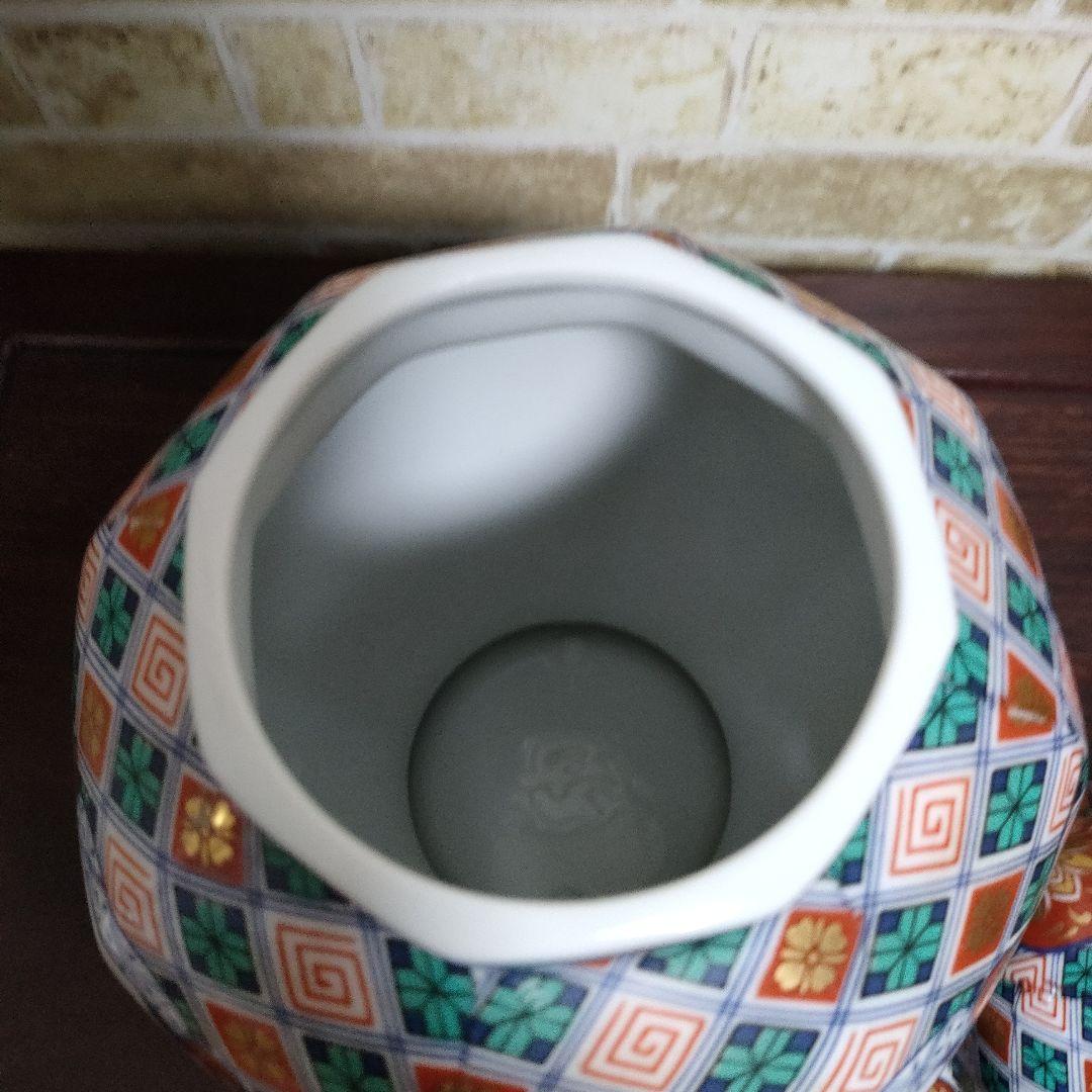 有田焼 蓋付壺 飾り壷 沈香壺 色絵金彩 唐子　人物画 古美術