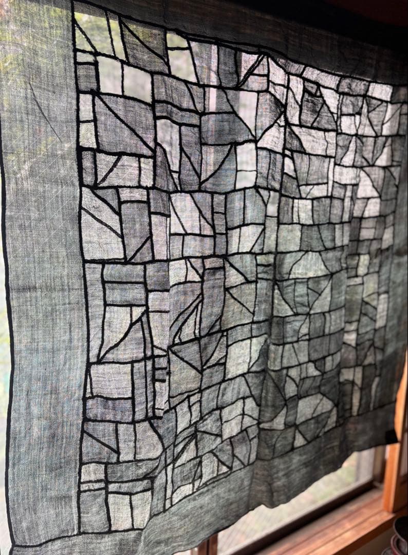 韓国 アンティーク 手縫い ポジャギ 大判100cm 骨董 李朝 チョガッポ