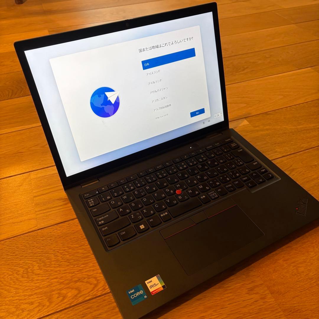 Windowsノート本体 Lenovo ThinkPad corei5-1335U 16GB 256GB