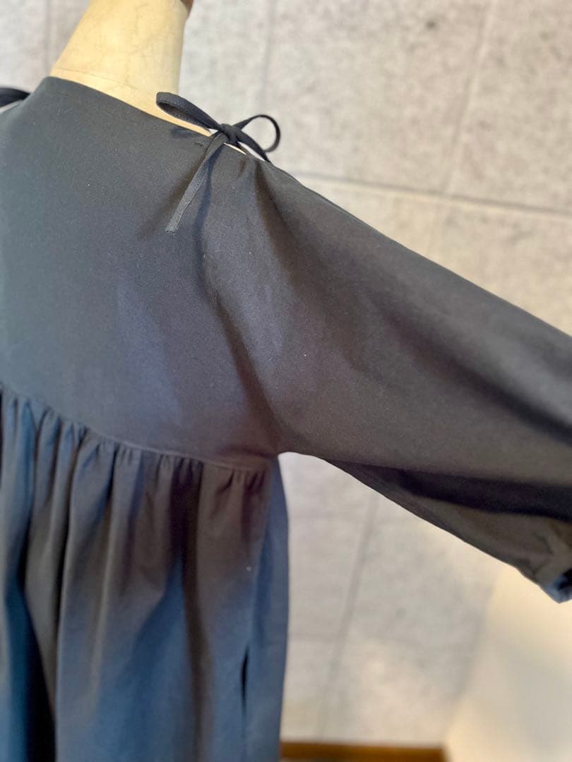 ハンドメイド⭐︎リボンワンピースとお揃いでワンハンドルバッグも⭐︎