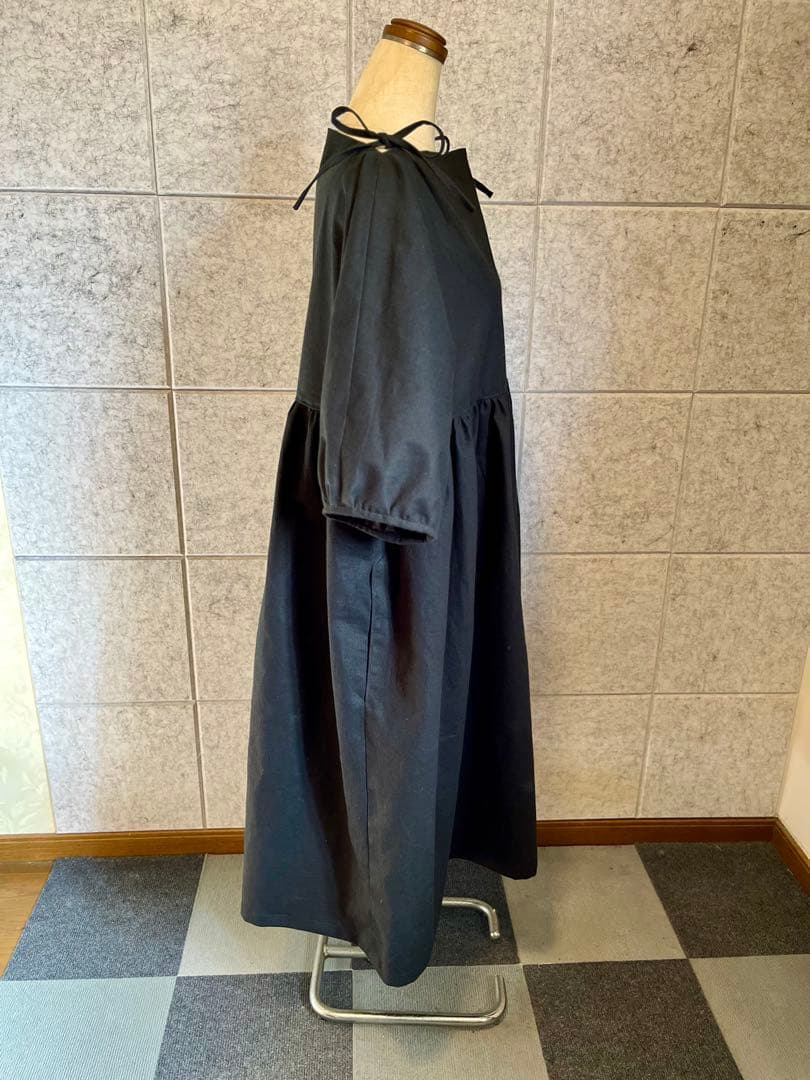 ハンドメイド⭐︎リボンワンピースとお揃いでワンハンドルバッグも⭐︎